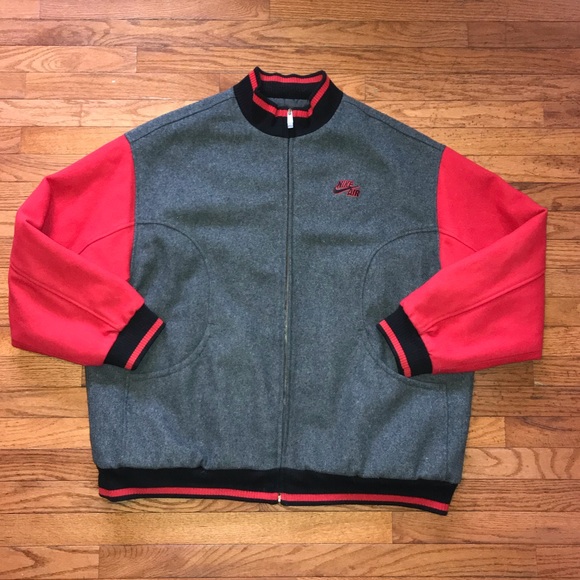 Nike Other - Vintage Nike Revolution Wool Bomber Jacket Size XL